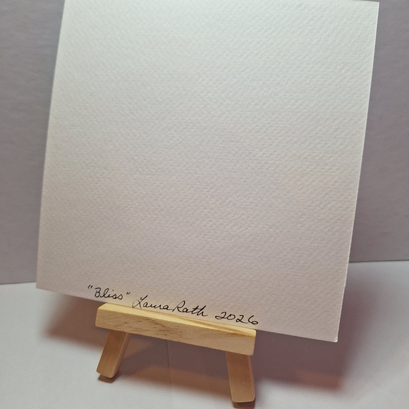 "Bliss" Hand-painted Acrylic Painting - Picture 4 of 15